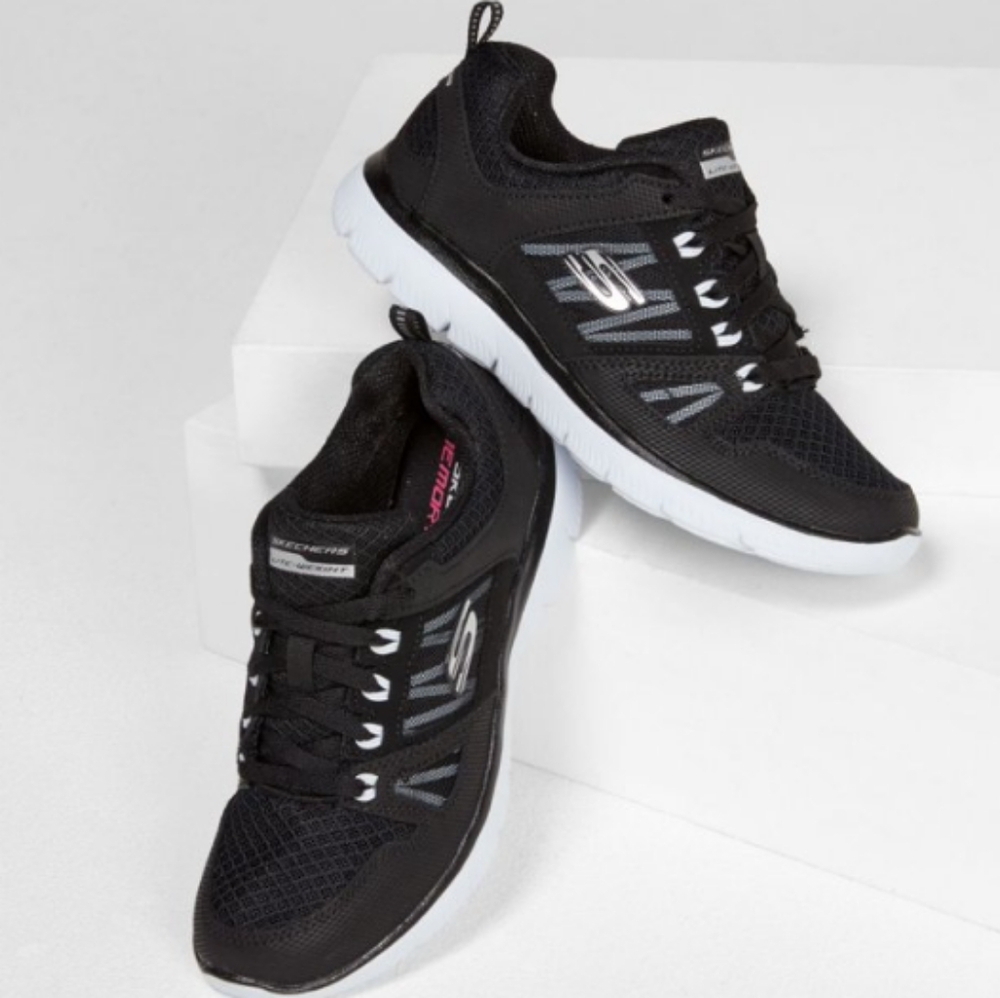 Skechers Summits - New World Training Sneakers, Black, 9.5